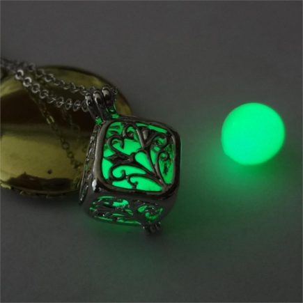 Világítós titok nyaklánc - Tökéletes ajándék Zöld
