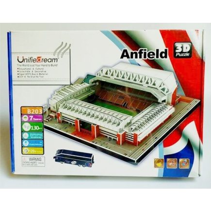 3D-s Stadion Puzzle Anfield Road Liverpool