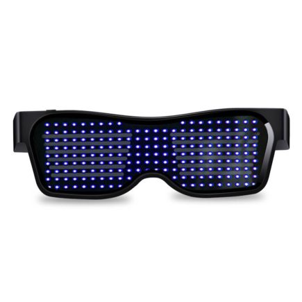 LED kijelzős parti szemüveg kék