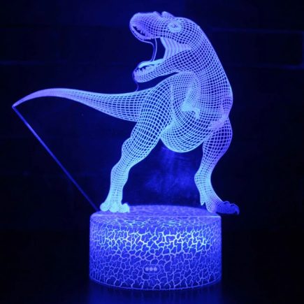 3d Dinós Led Lámpa - T-Rex